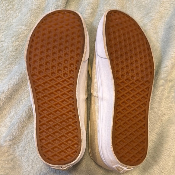 Vans Women’s Tan Canvas Shoes - Picture 3 of 4